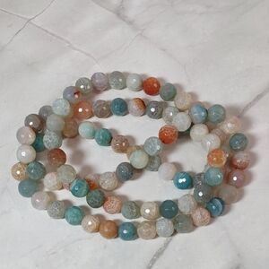 Jay King Multi Color Faceted Gemstone Necklace